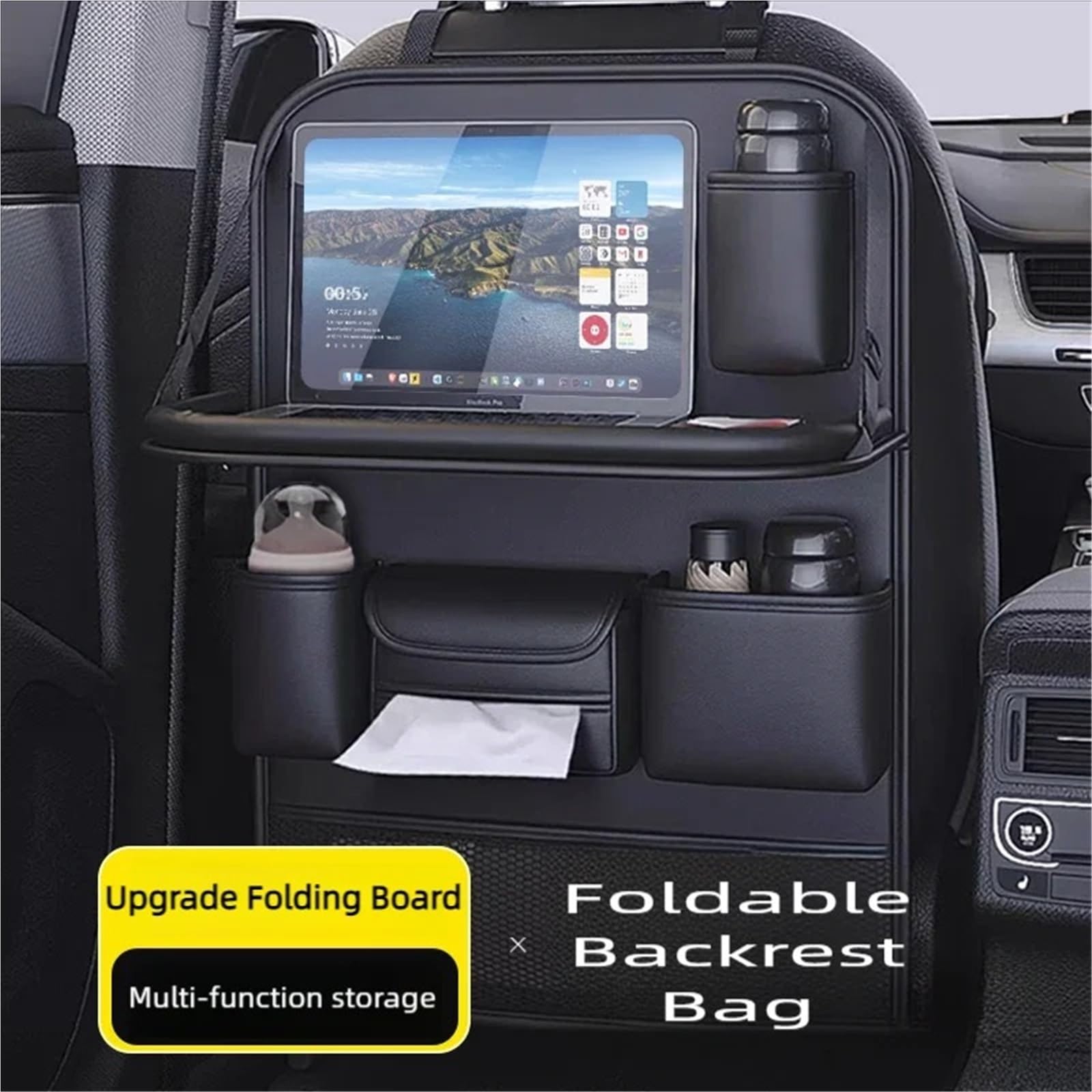 Multi-Pocket Seat-Back Organizer