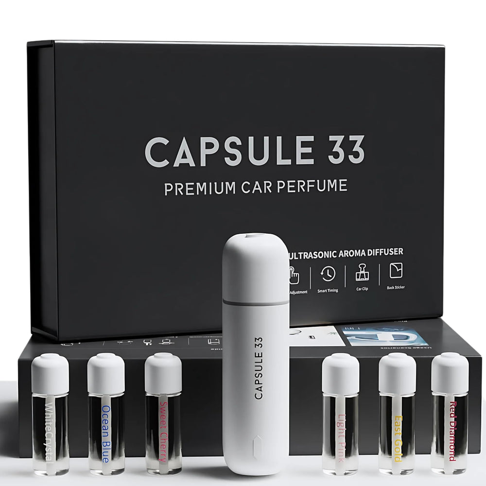 Ultrasonic Car Aroma Diffuser Starter Set