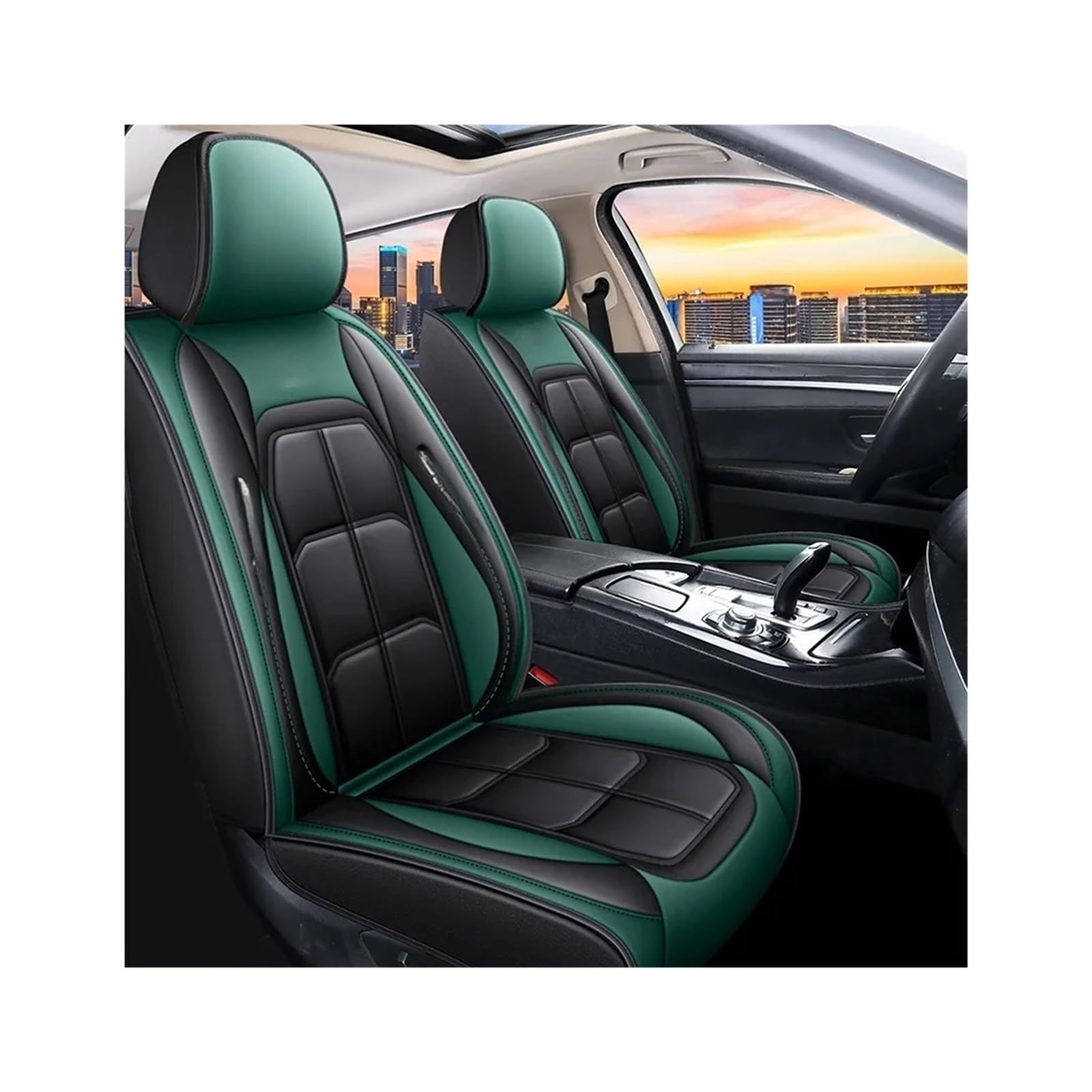 5-Seat PU Leather Seat Cover Set