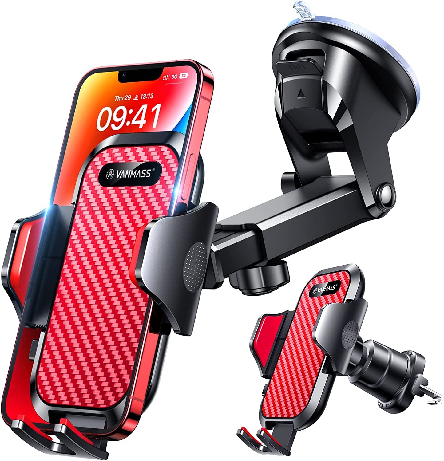 Adjustable Suction Cup Car Phone Holder