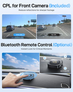 Dual 4K Front and Rear Dash Camera