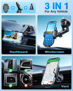 Adjustable Suction Cup Car Phone Holder