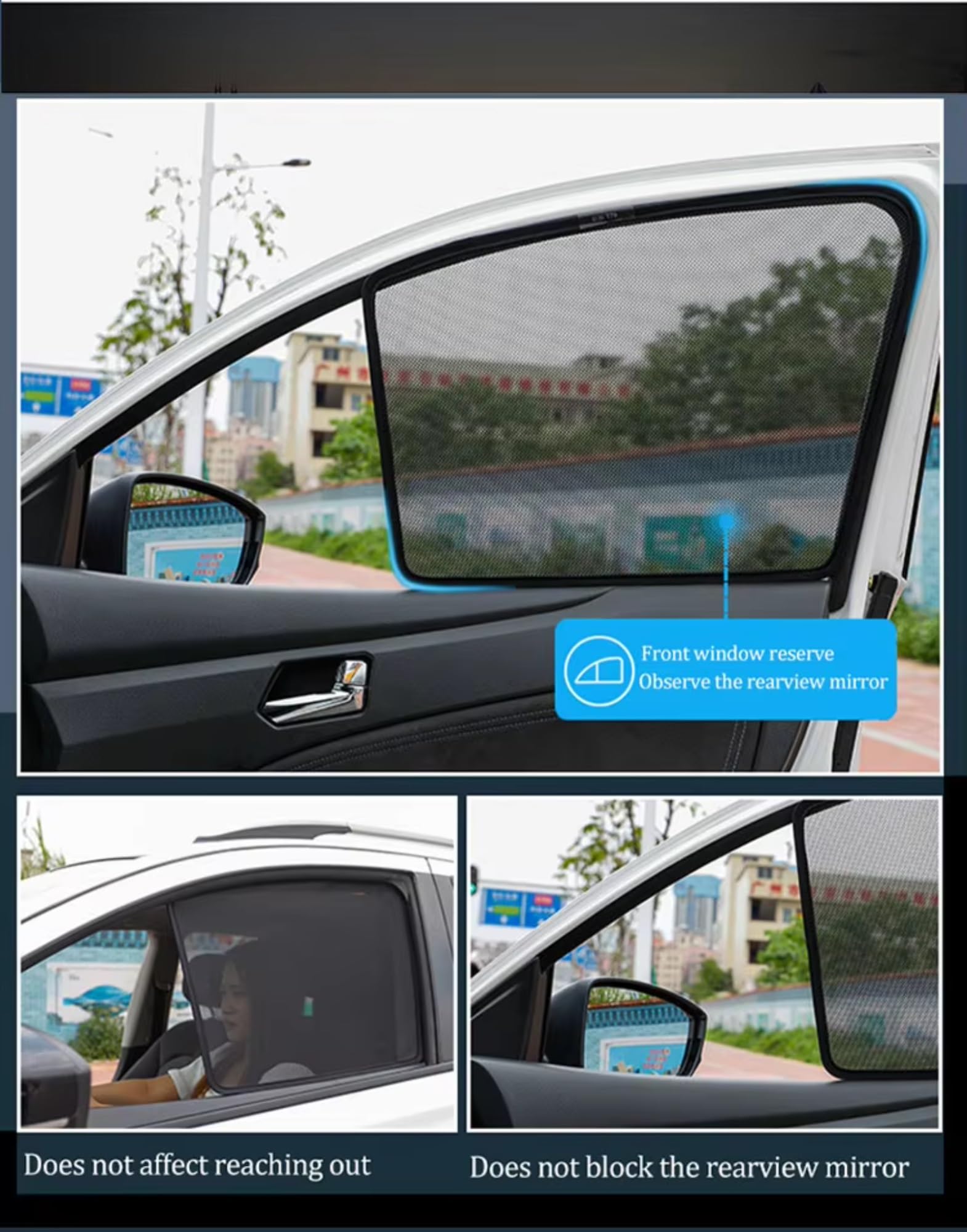 7-Piece Magnetic Window Sunshade Set for Subaru Outback
