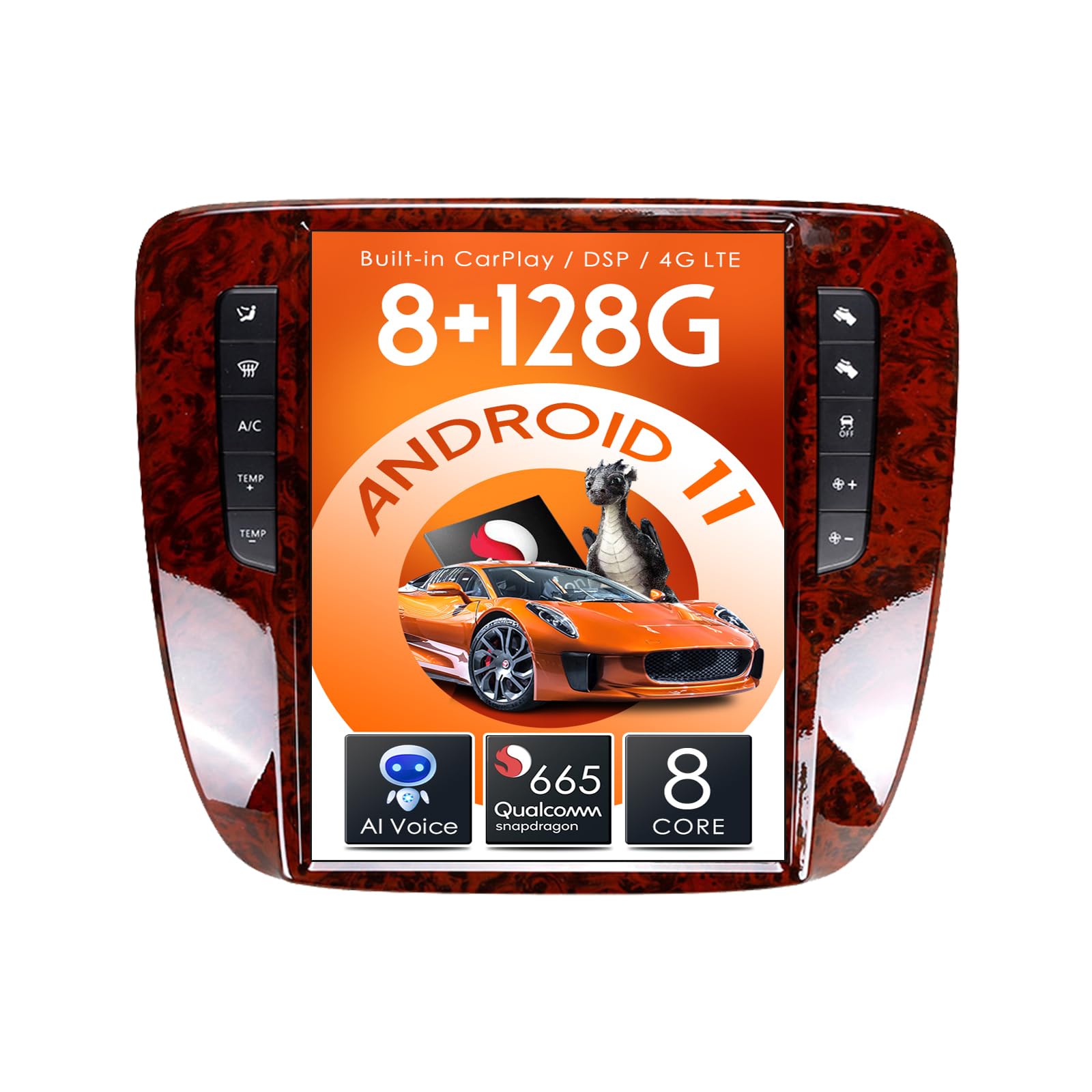 Android 11 Touchscreen Car Stereo for GMC SUVs