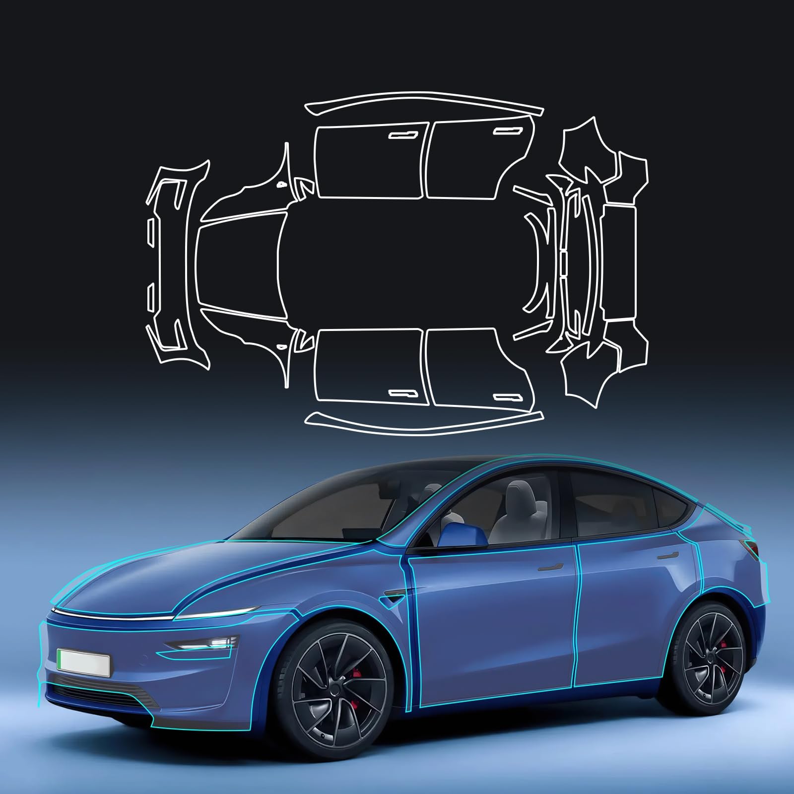 8.5Mil Clear TPU Full-Body Paint Protection Film