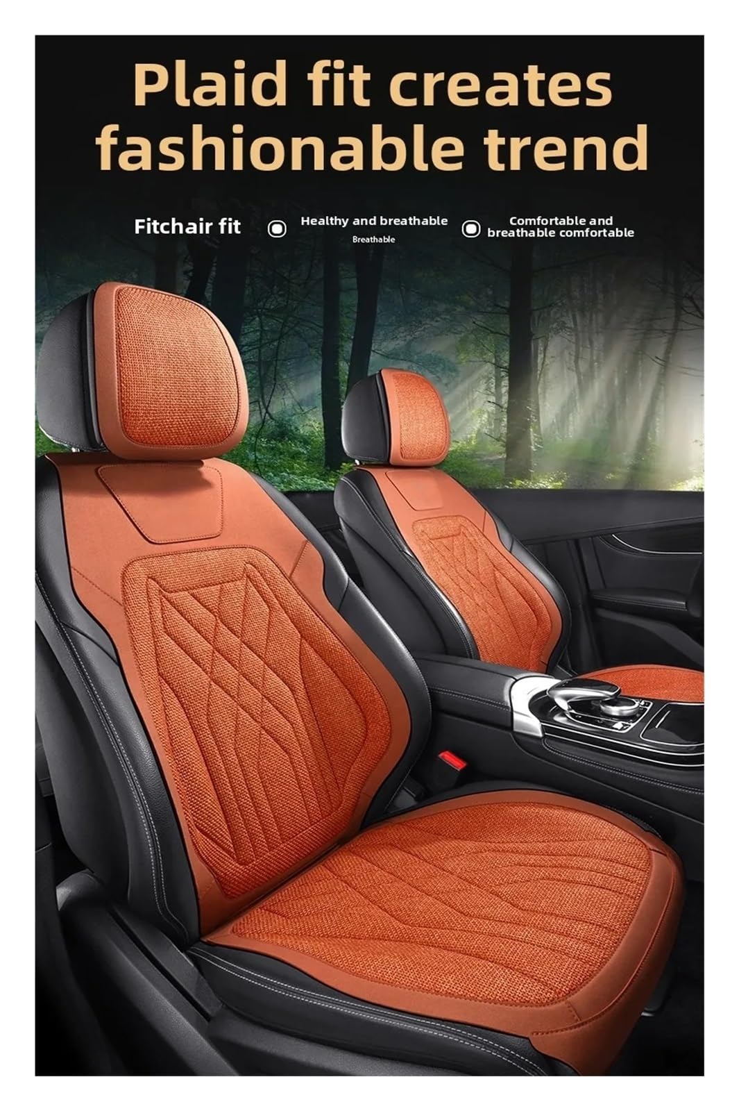 Breathable Flax Universal Seat Cover