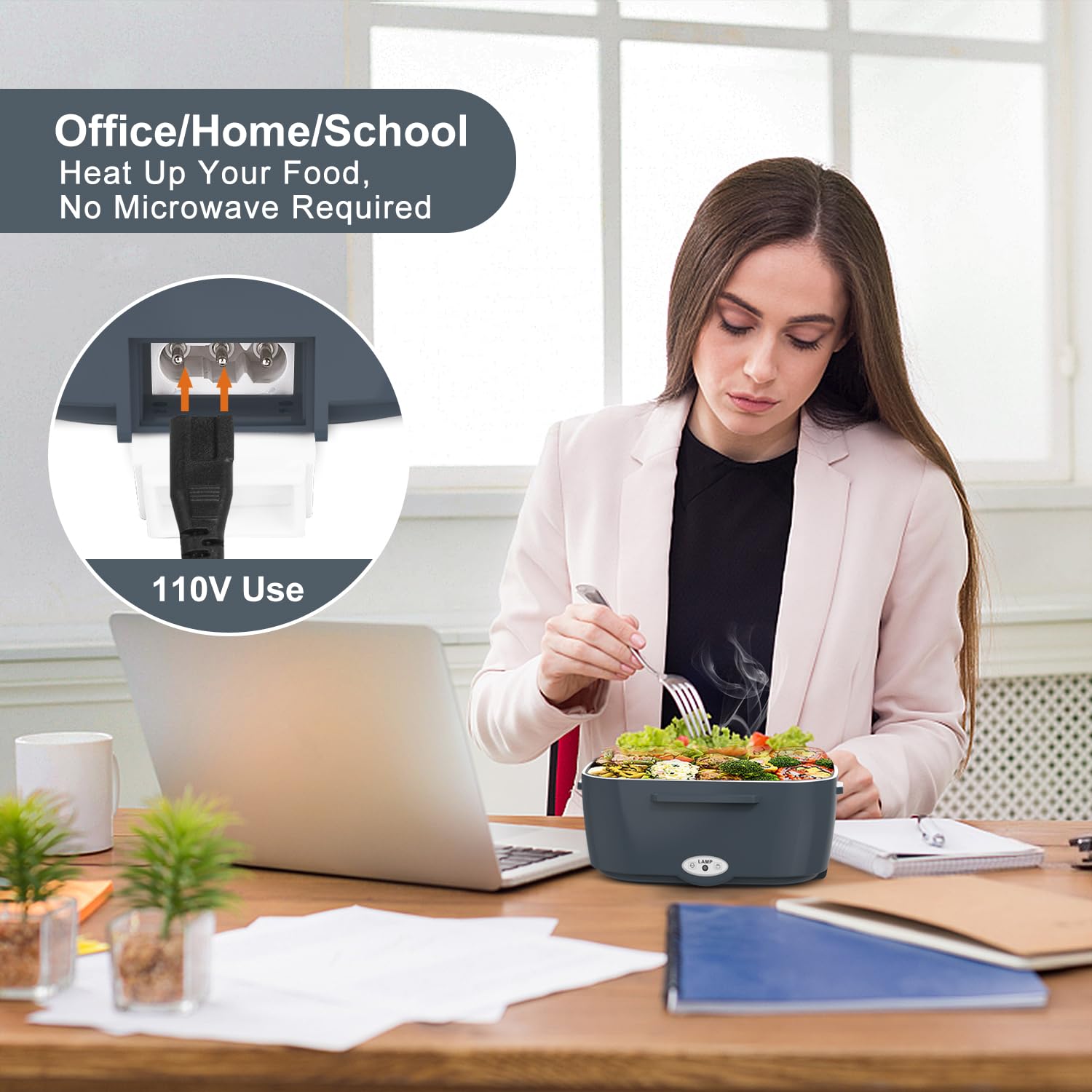 1.5L Three-Voltage Electric Lunch Box