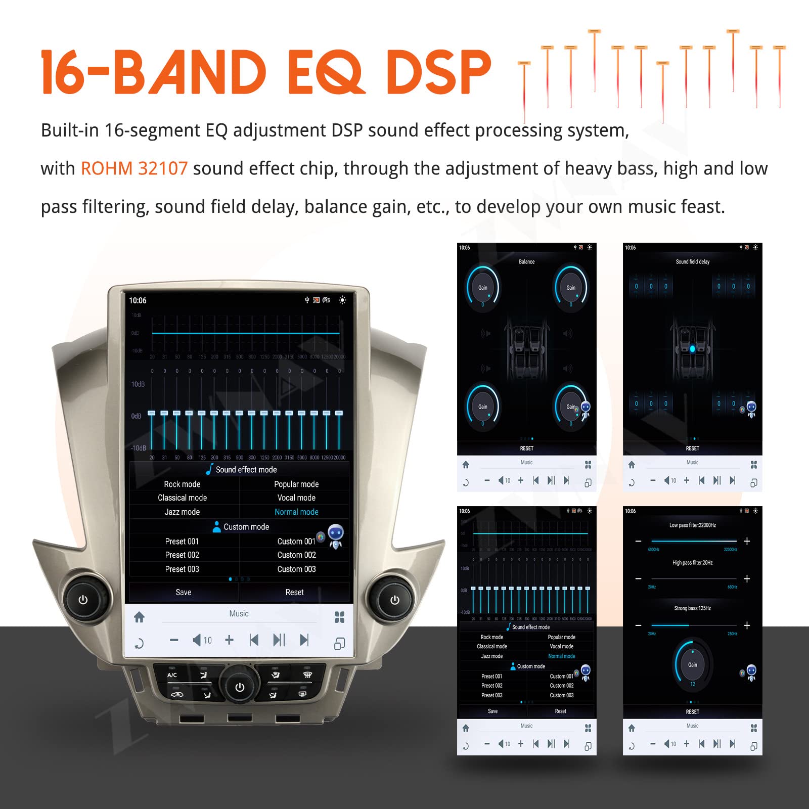 Android 11 Touchscreen Car Stereo for GMC SUVs