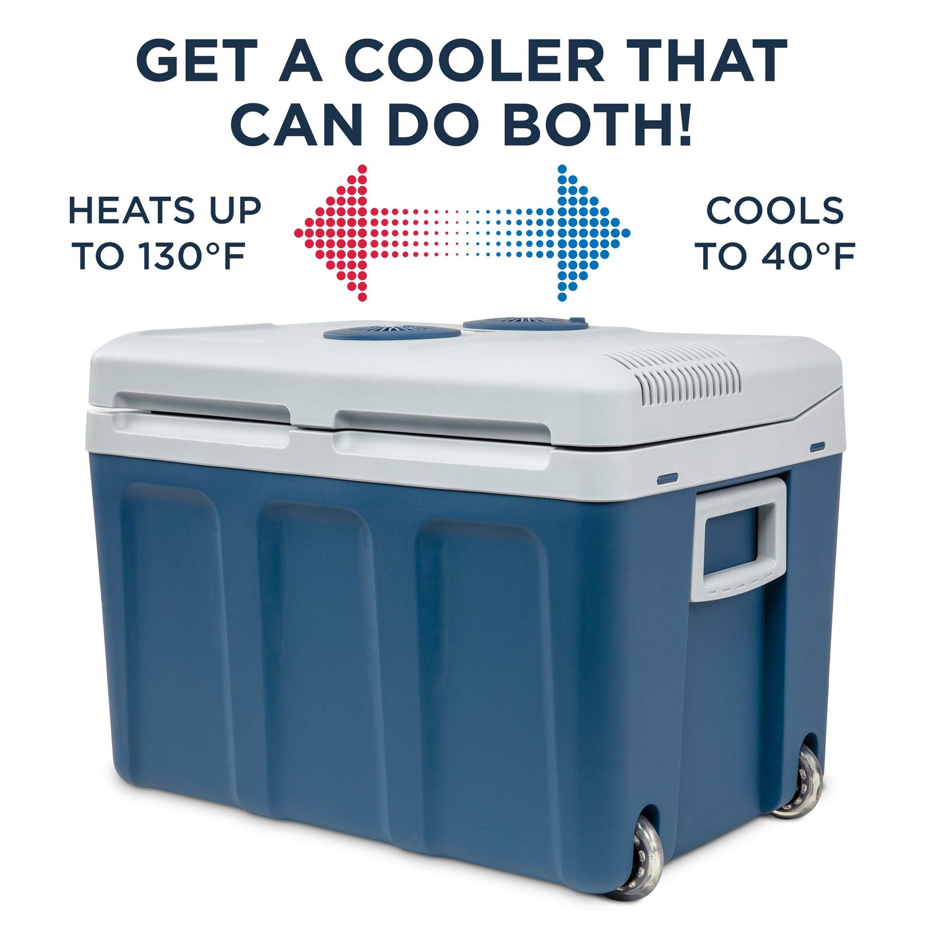 45L Wheeled Electric Cooler and Warmer