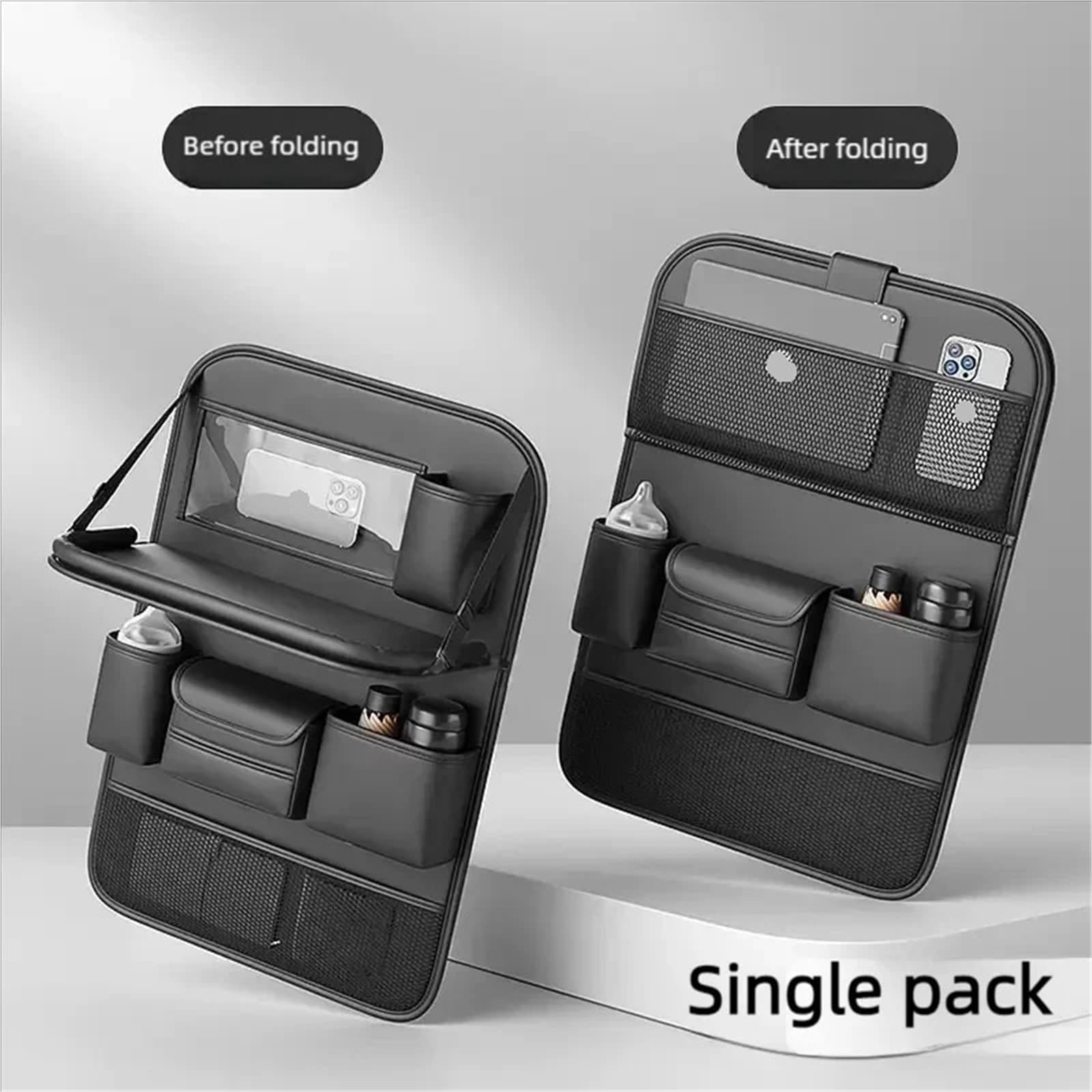 Multi-Pocket Seat-Back Organizer