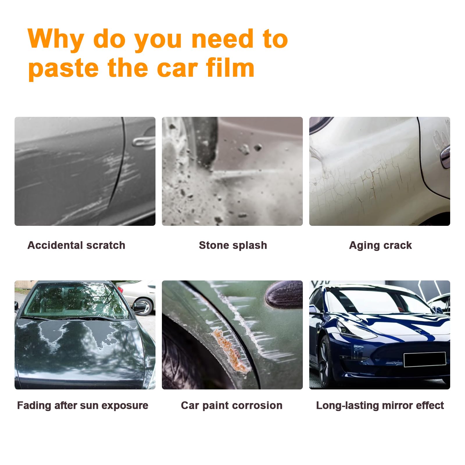 8.5Mil Clear TPU Full-Body Paint Protection Film
