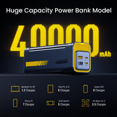 165W USB-C Car Charger and 40000mAh Power Bank Set