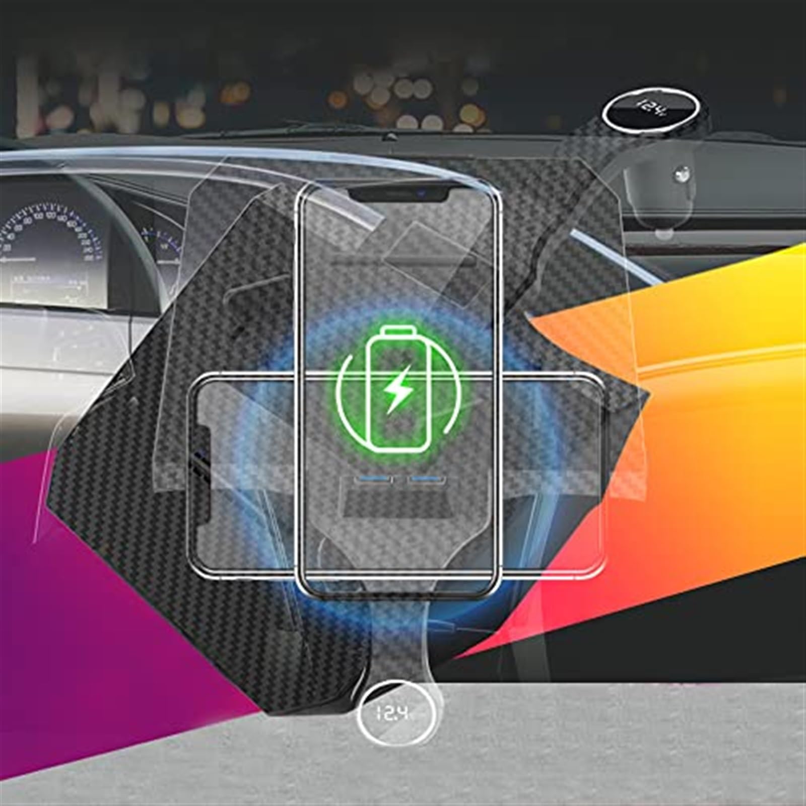 Vehicle-Specific Wireless Phone Charging Mount