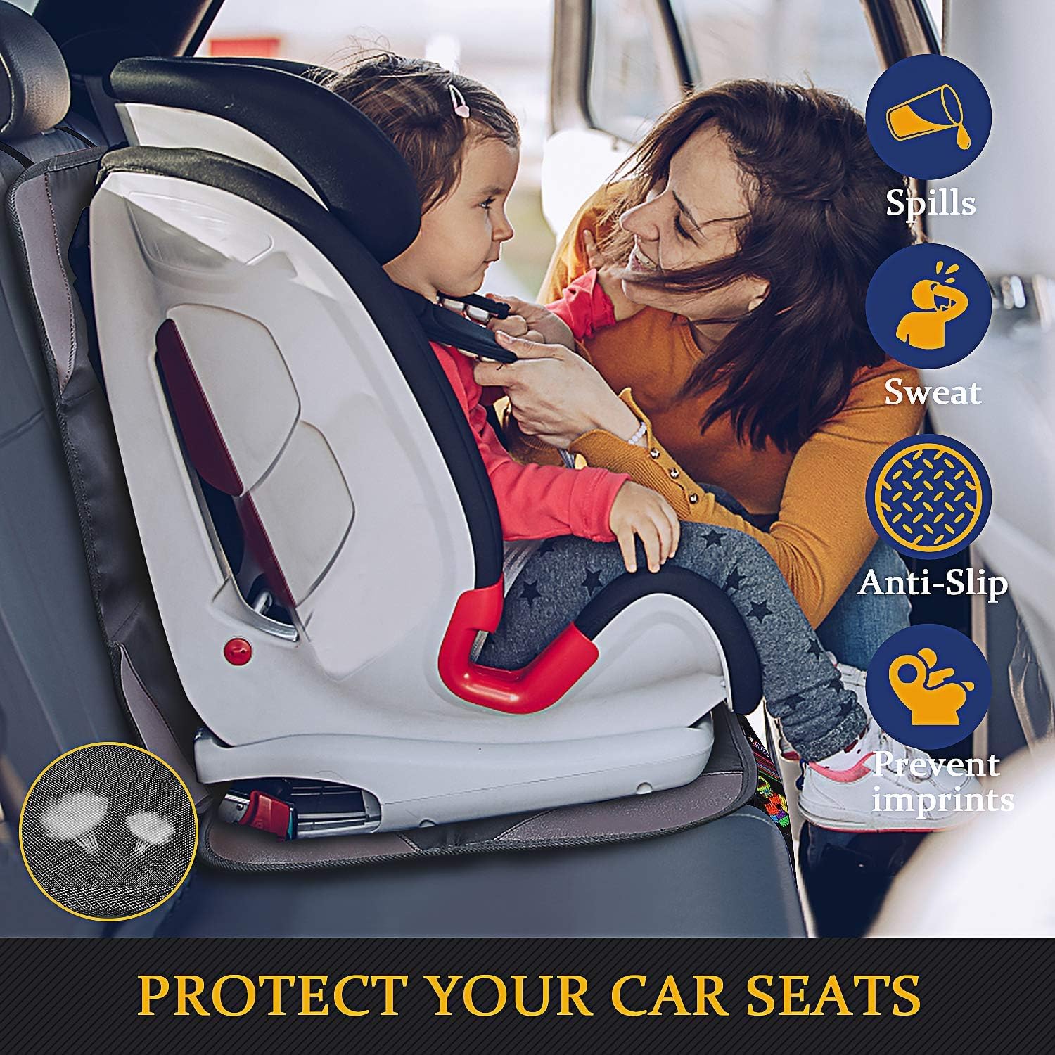 Waterproof Padded Car Seat Protector