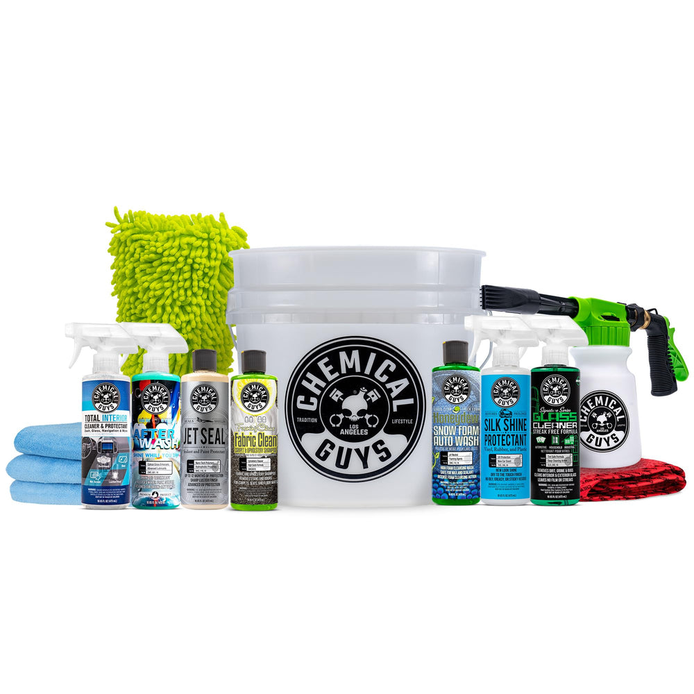 Vehicle Wash Kit with Foam Gun and Cannon Options