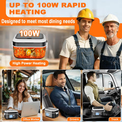 Cordless Rechargeable Heated Lunch Box
