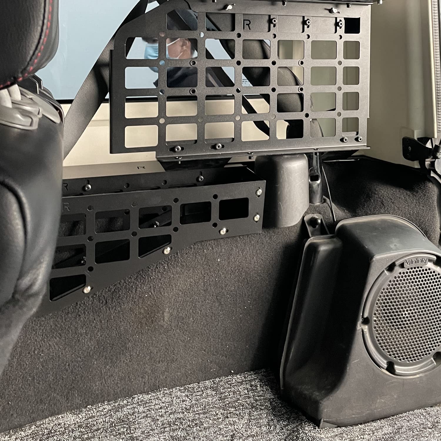 Rear Window Modular Storage Panel and Trunk Shelf