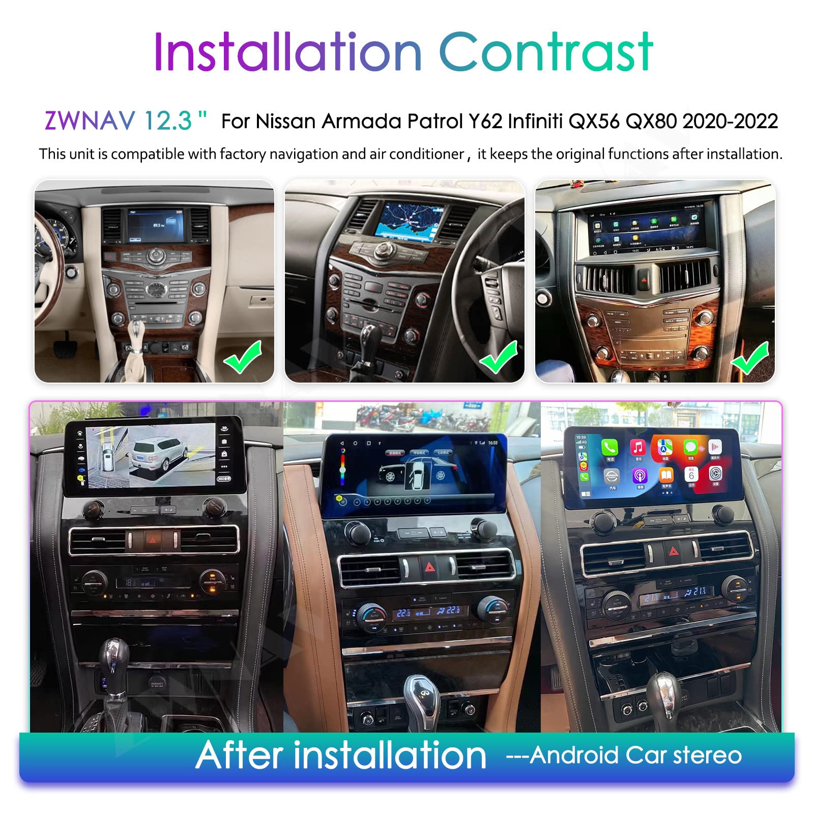 16.9-Inch Android Car Stereo and Digital Cluster