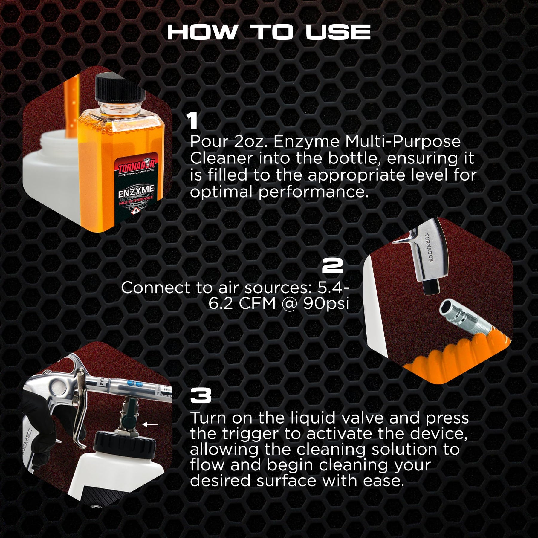 Compressed-Air Vehicle Cleaning Gun