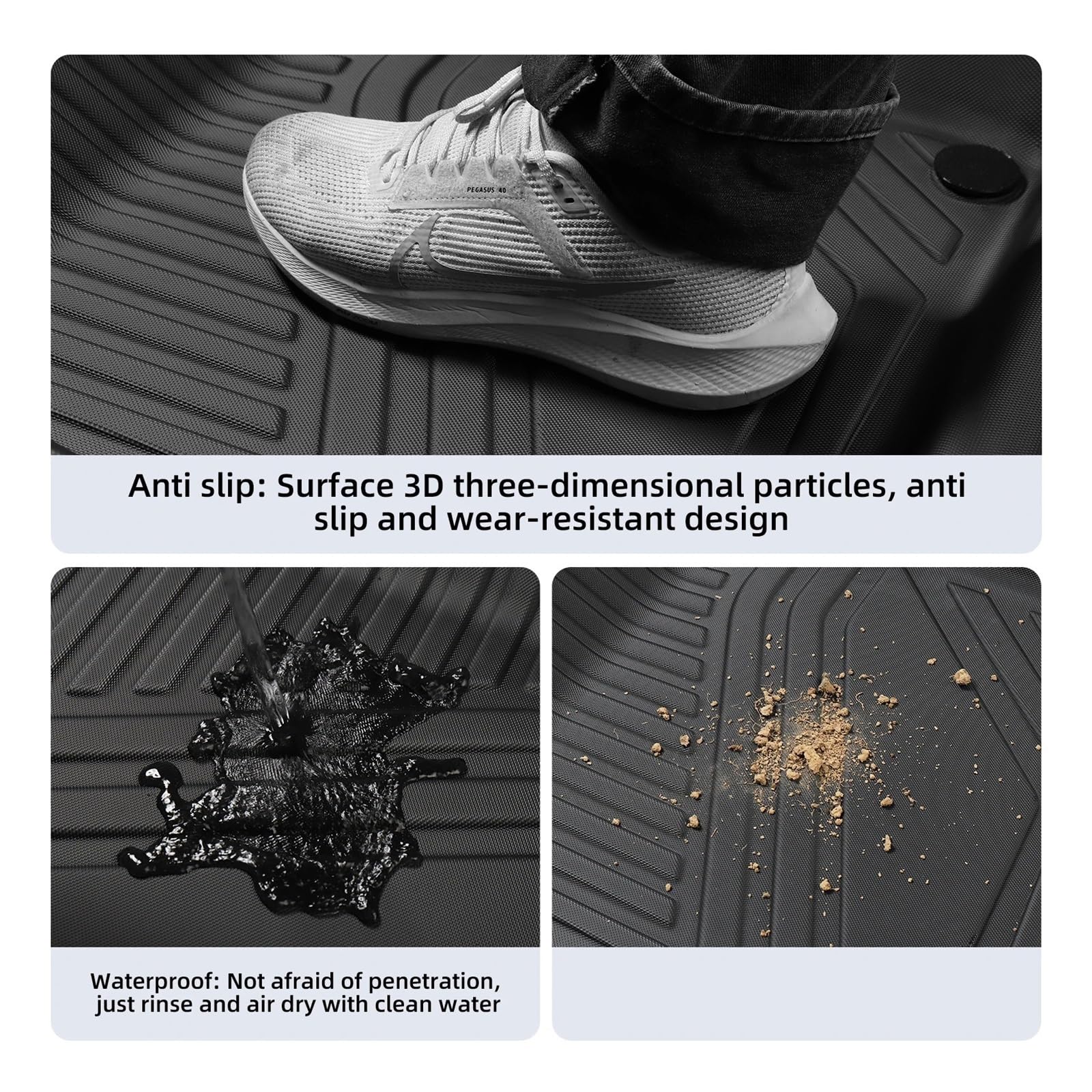Left-Hand-Drive TPE Floor Mat and Cargo Liner Set