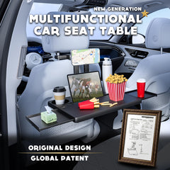 Foldable Rear Seat Travel Tray Table