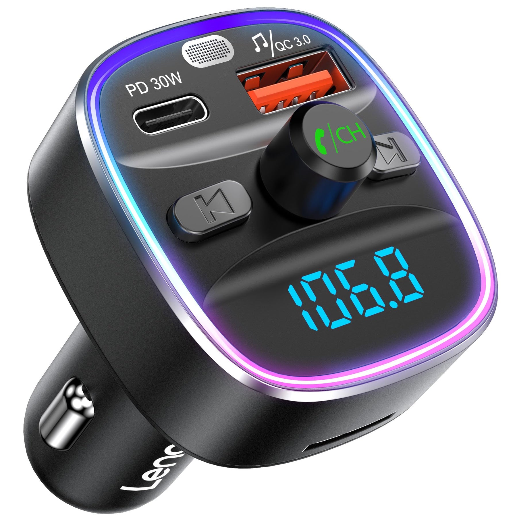 Bluetooth 5.4 FM Transmitter