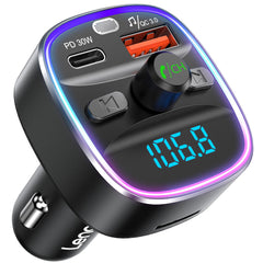 Bluetooth 5.4 FM Transmitter