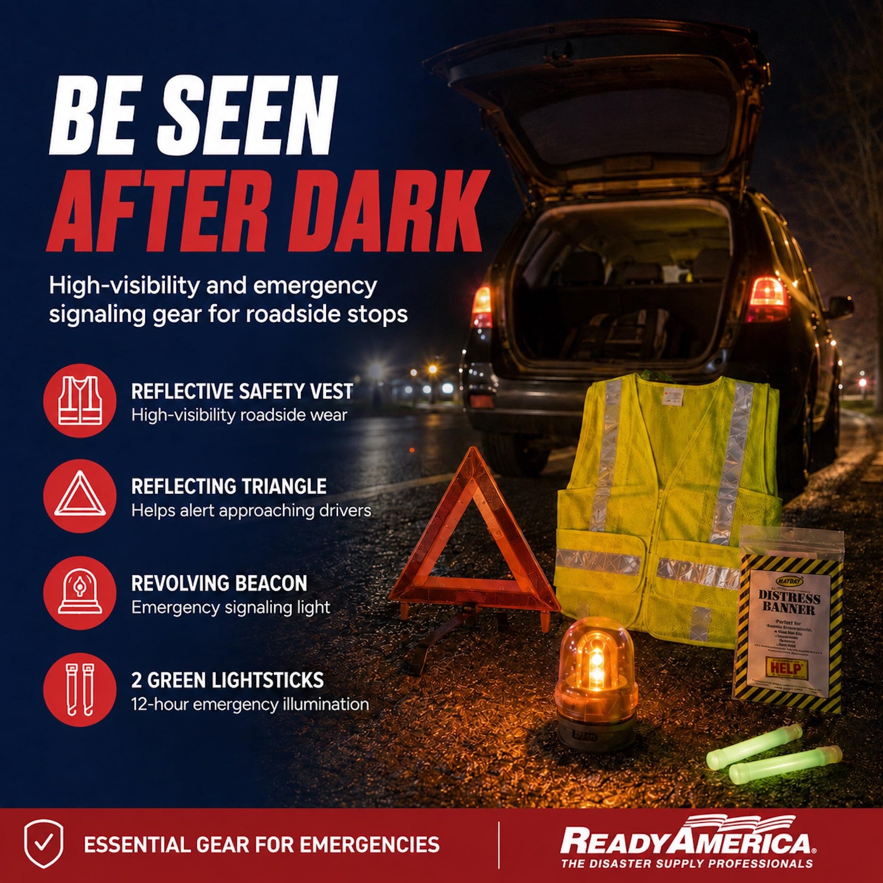 Deluxe Auto Emergency Response Kit