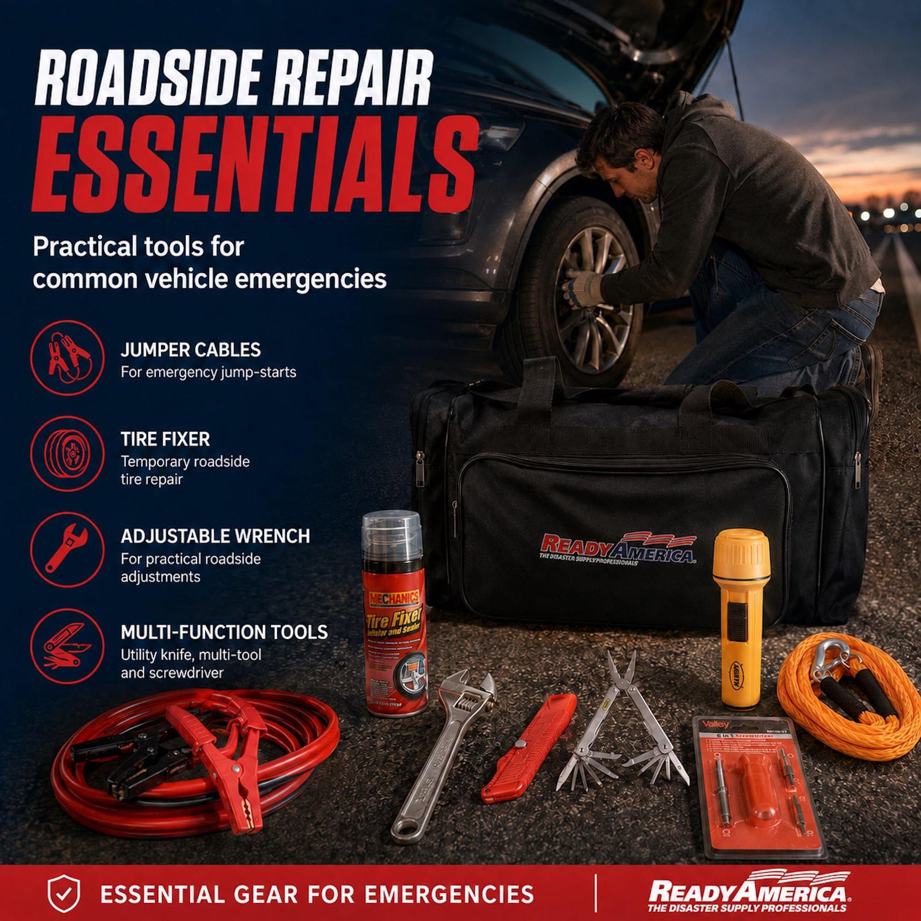 Deluxe Auto Emergency Response Kit