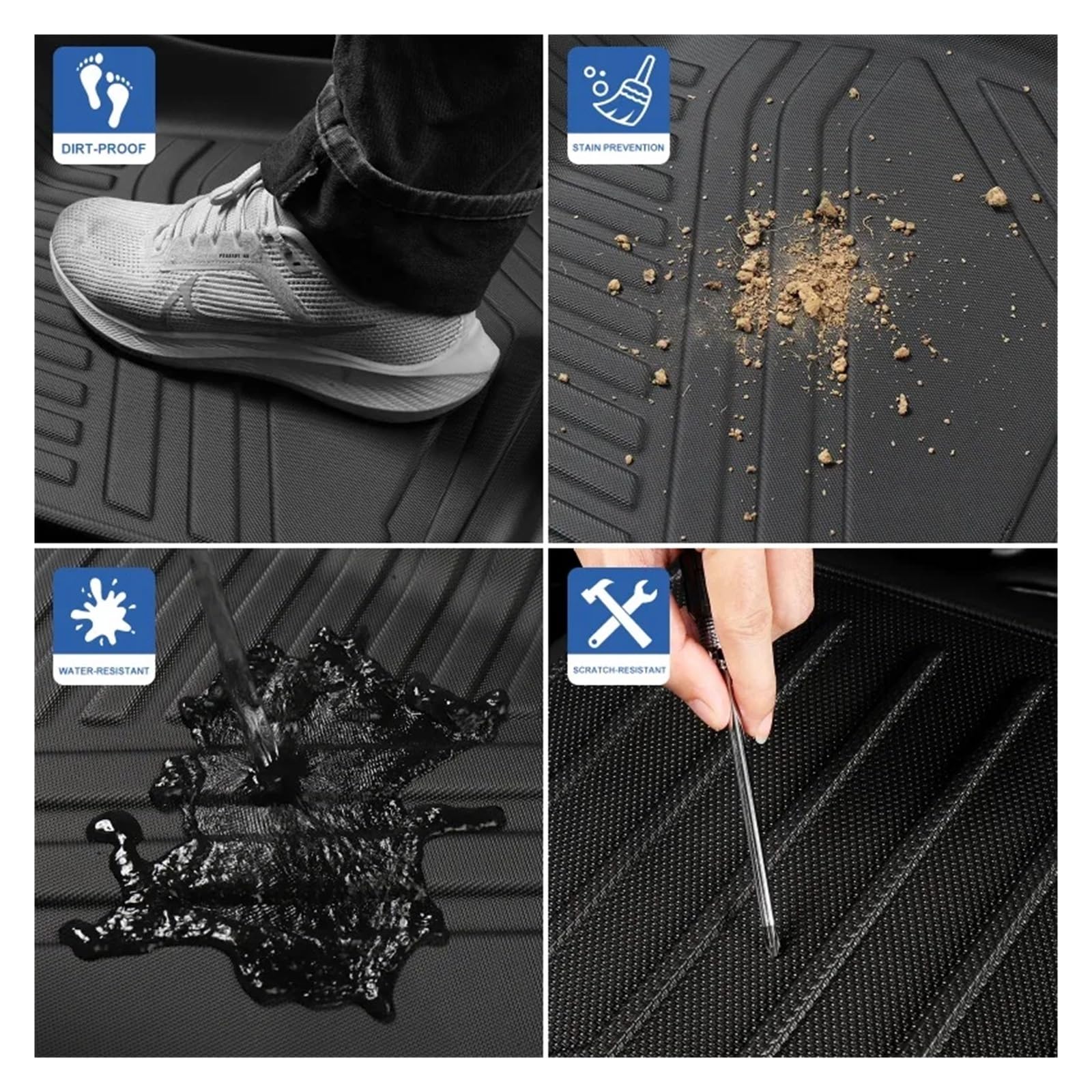 TPE 3D Floor Mat and Cargo Liner Set