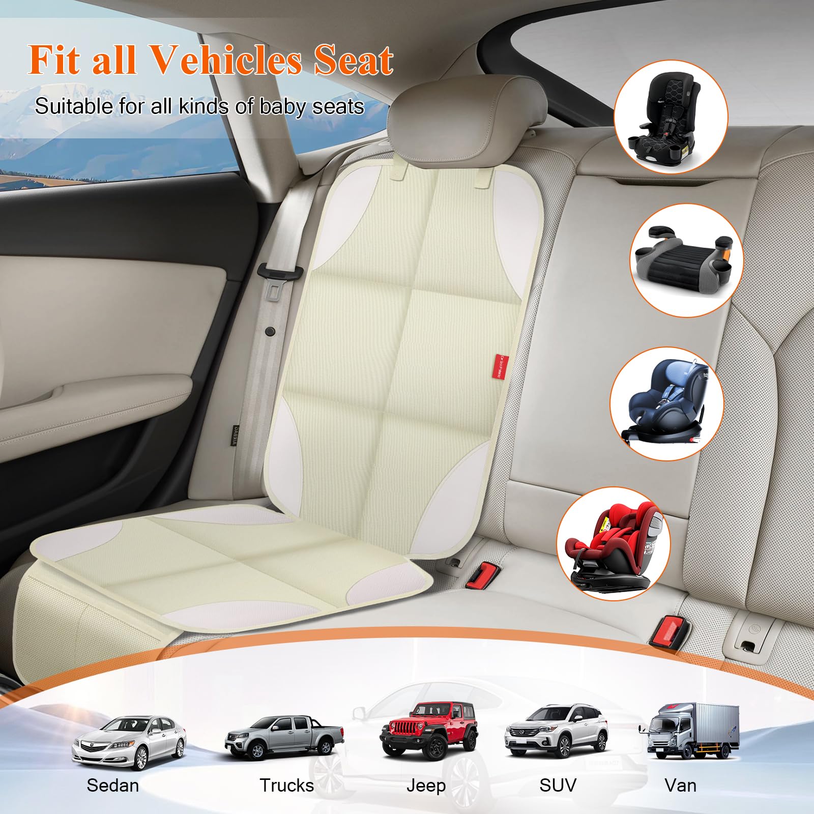 Non-Slip Car Seat Protector