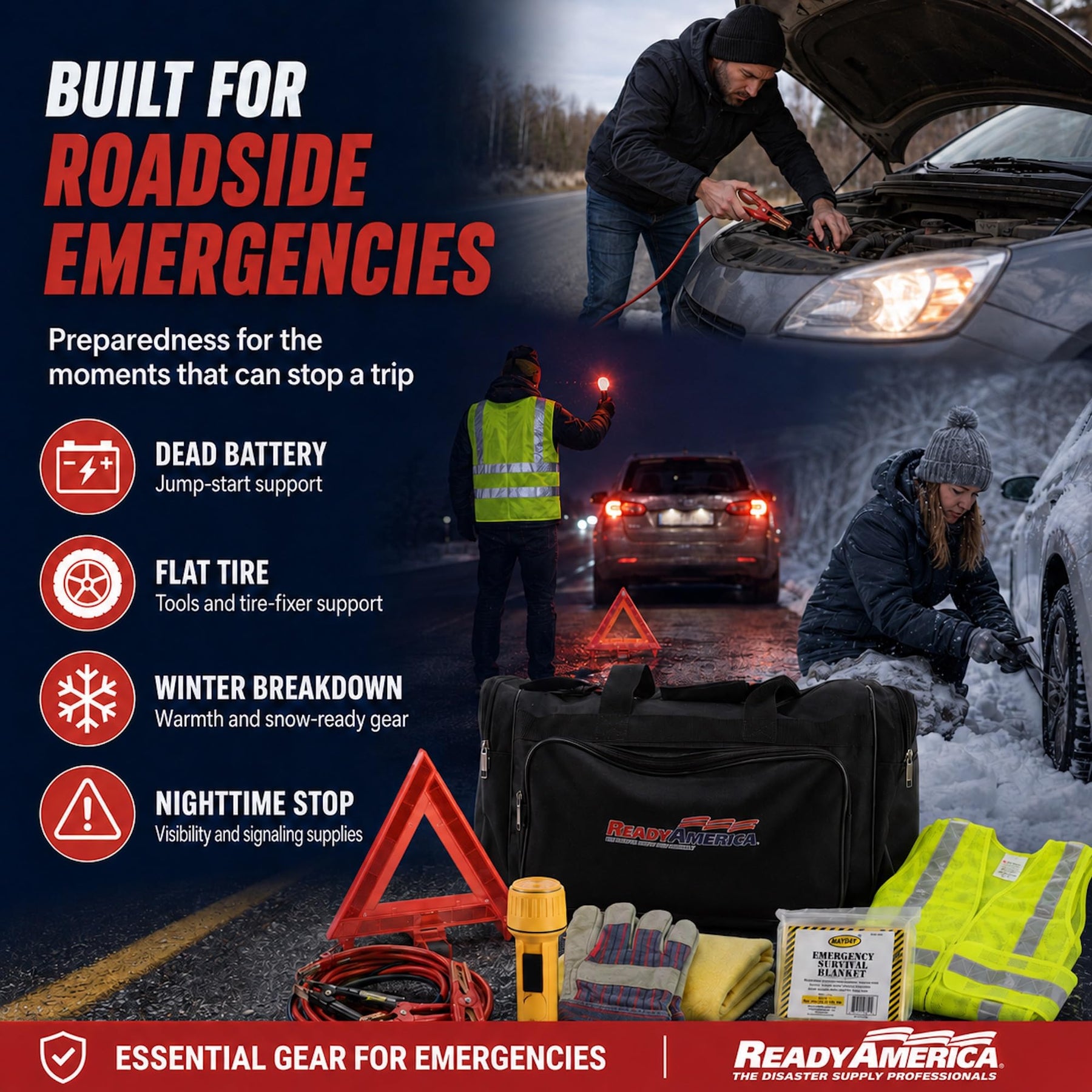 Deluxe Auto Emergency Response Kit