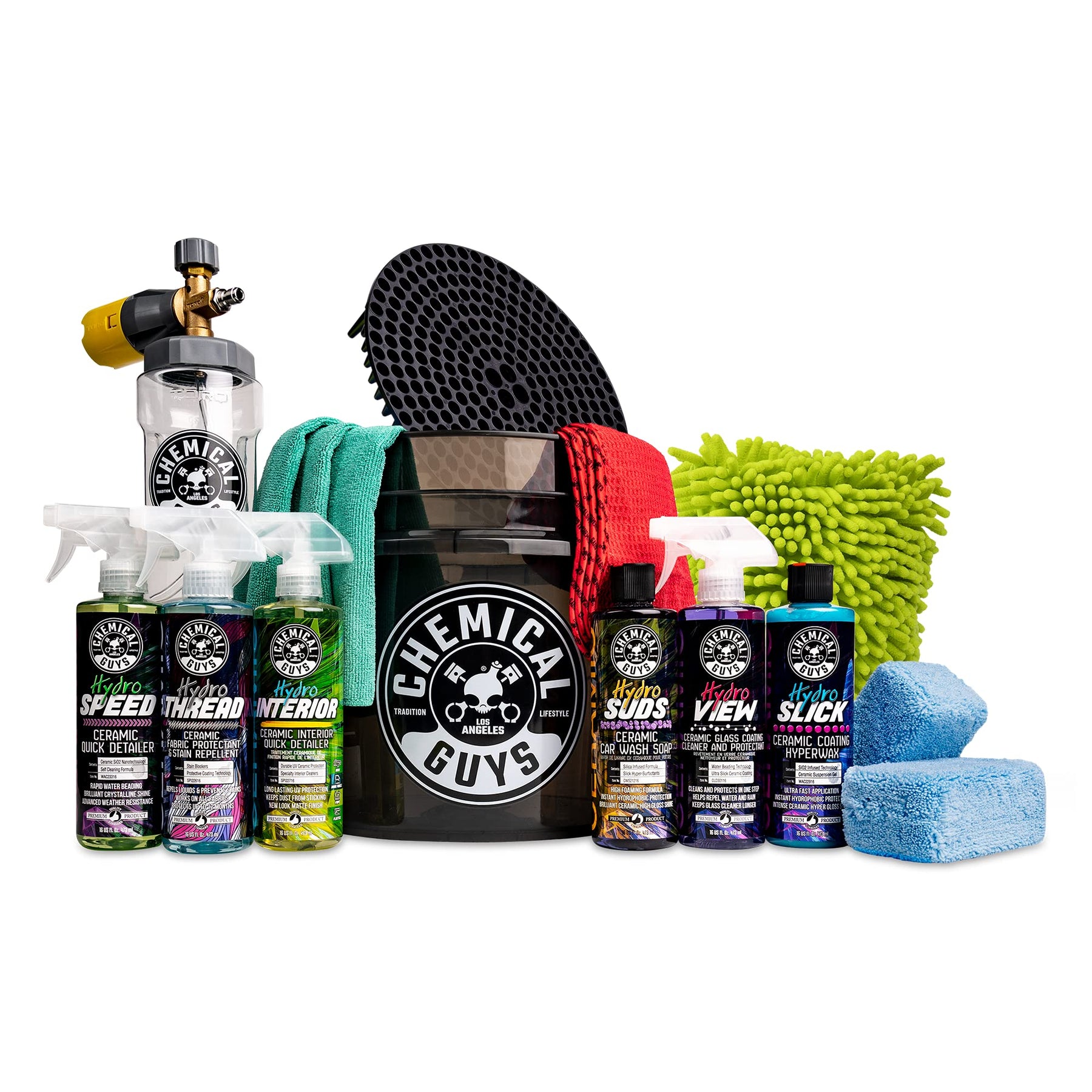 16-Piece Ceramic Vehicle Wash and Protection Kit