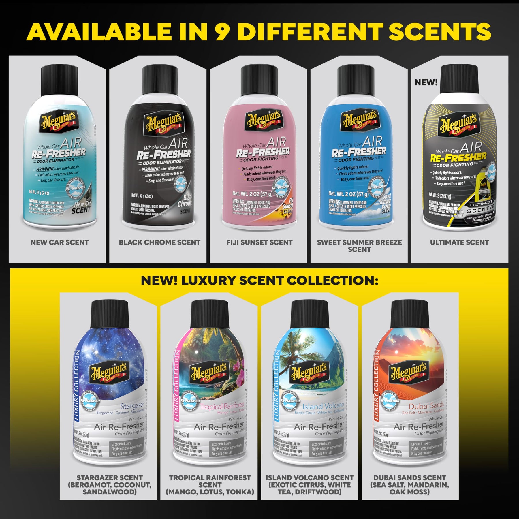 Whole-Car Odor-Fighting Fragrance Mist