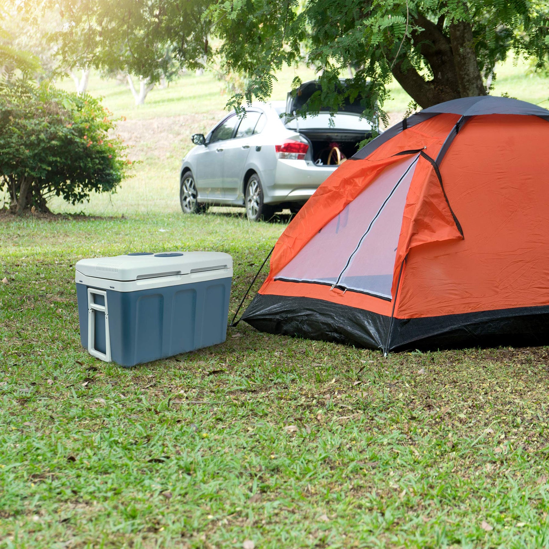 45L Wheeled Electric Cooler and Warmer