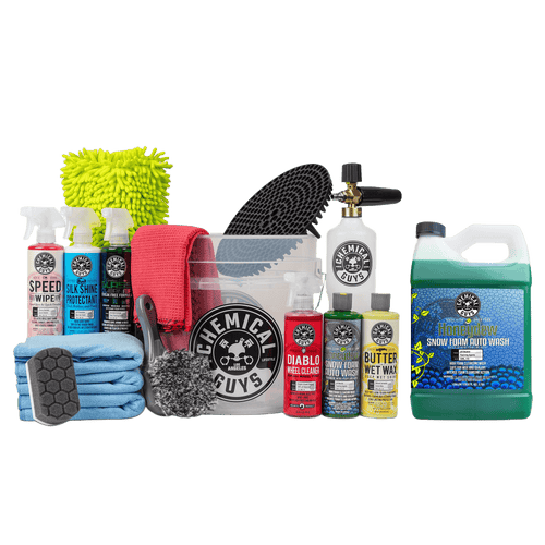 Vehicle Wash Kit with Foam Gun and Cannon Options