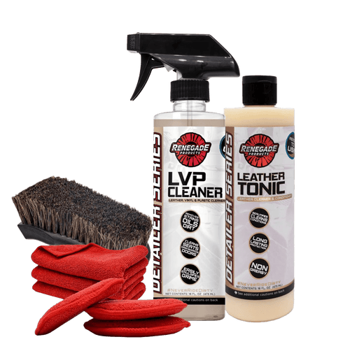 Leather Interior Cleaning and Conditioning Kit